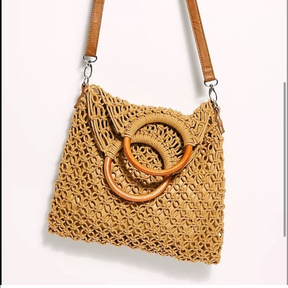 Free People Handbags - Free People Irene Macrame Crossbody Bag